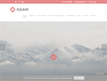 Tablet Screenshot of isgam.ch